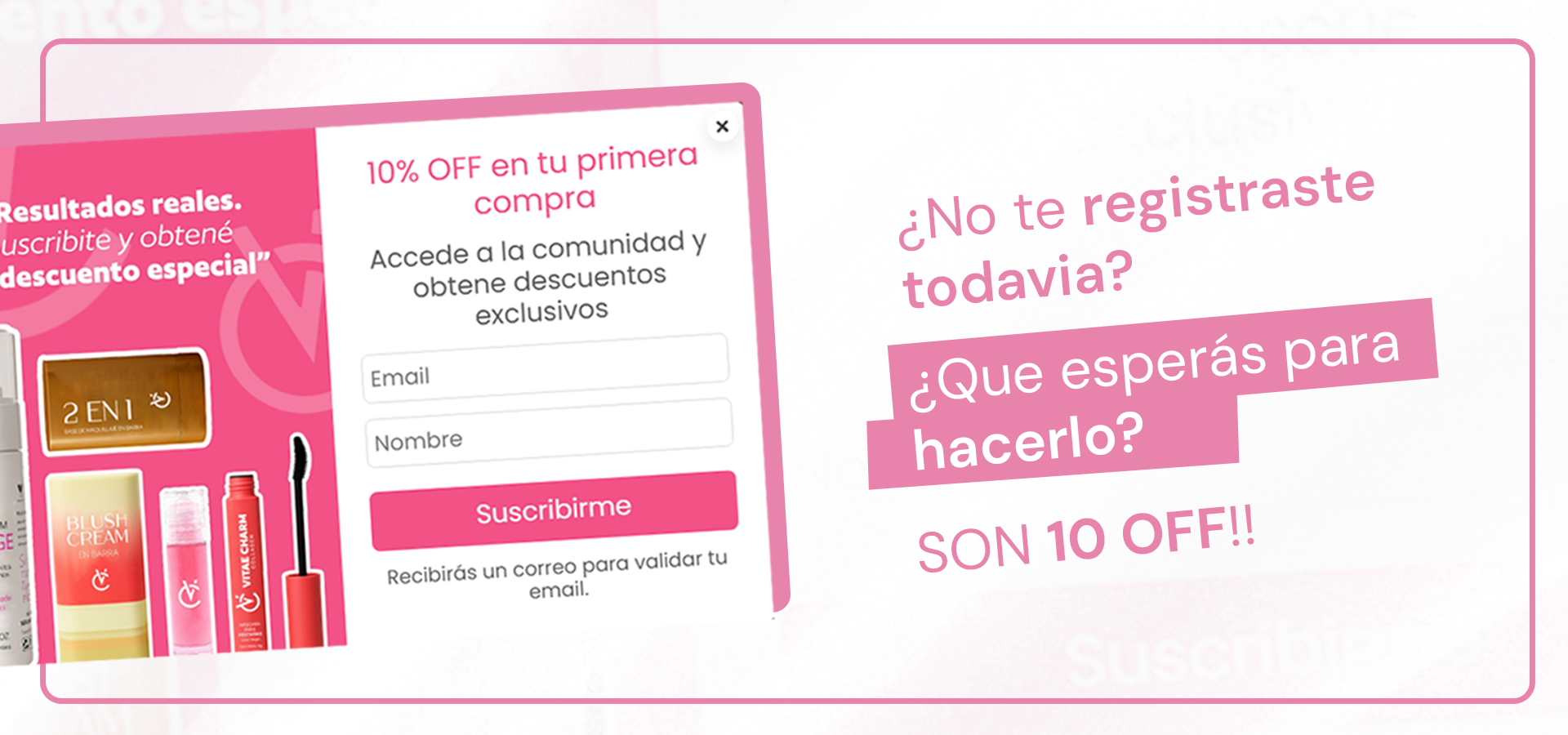 Banner cosmética online